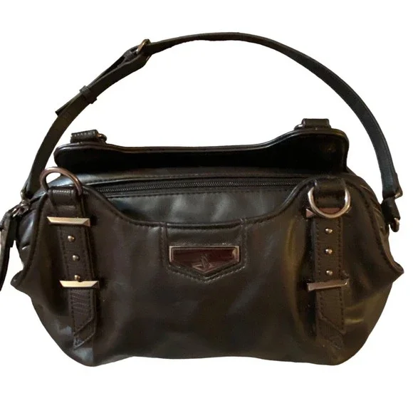 Simply Vera Vera Wang "Buena Satchel" Crossbody Purse Black Never Used **READ** - Picture 9 of 13